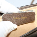 GUCCI GG Supreme Web Sherry Line Bag PVC Beige Gold 904 02 026 Auth ki5611-12