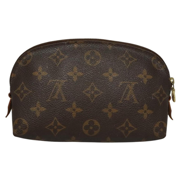 LOUIS VUITTON Monogram Pochette Cosmetic PM Cosmetic Pouch M47515 LV Auth ki5621