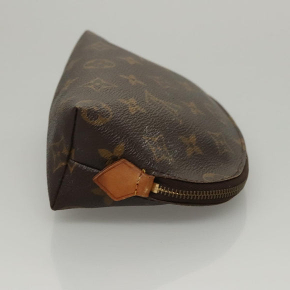 LOUIS VUITTON Monogram Pochette Cosmetic PM Cosmetic Pouch M47515 LV Auth ki5621