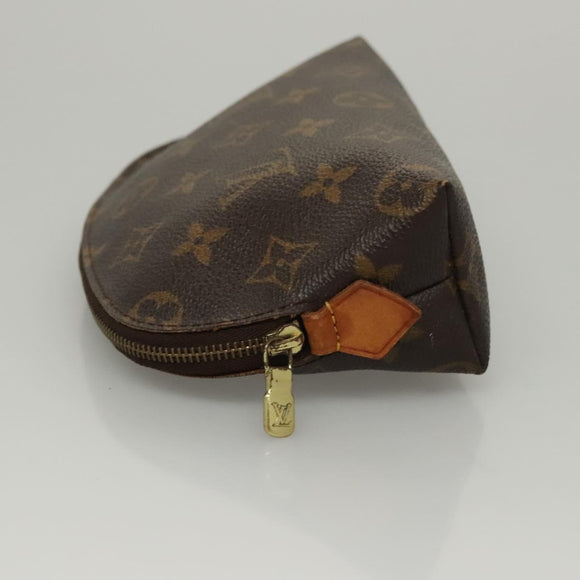 LOUIS VUITTON Monogram Pochette Cosmetic PM Cosmetic Pouch M47515 LV Auth ki5621