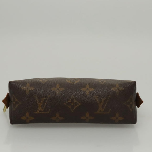 LOUIS VUITTON Monogram Pochette Cosmetic PM Cosmetic Pouch M47515 LV Auth ki5621