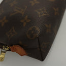 LOUIS VUITTON Monogram Pochette Cosmetic PM Cosmetic Pouch M47515 LV Auth ki5621-7
