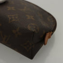 LOUIS VUITTON Monogram Pochette Cosmetic PM Cosmetic Pouch M47515 LV Auth ki5621-14