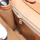 CELINE Macadam Canvas Shoulder Bag PVC Leather Brown Gold Auth ki5627-21