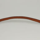 CELINE Macadam Canvas Shoulder Bag PVC Leather Brown Gold Auth ki5627-8