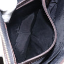 BURBERRY Nova Check Shoulder Bag Nylon Beige Silver Auth ki5644-19