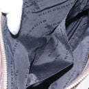 BURBERRY Nova Check Shoulder Bag Nylon Beige Silver Auth ki5644-20