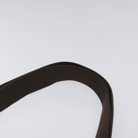 BURBERRY Nova Check Shoulder Bag Nylon Beige Silver Auth ki5644