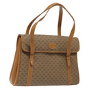 GUCCI Micro GG Supreme Hand Bag PVC Beige Gold 000 406 4857 Auth ki5660-1