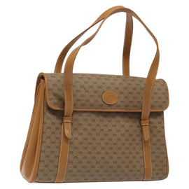 GUCCI Micro GG Supreme Hand Bag PVC Beige Gold 000 406 4857 Auth ki5660