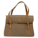 GUCCI Micro GG Supreme Hand Bag PVC Beige Gold 000 406 4857 Auth ki5660-13