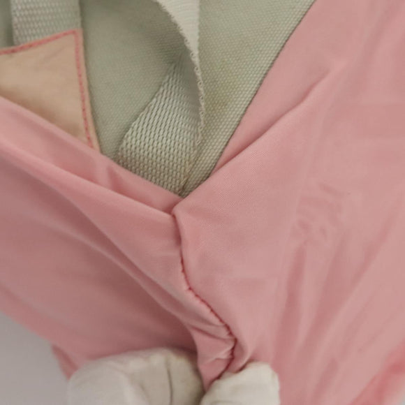 PRADA Backpack Nylon Pink Silver Auth ki5661