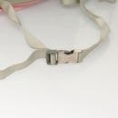 PRADA Backpack Nylon Pink Silver Auth ki5661-9