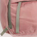 PRADA Backpack Nylon Pink Silver Auth ki5661-20
