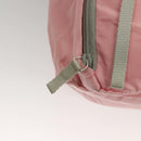 PRADA Backpack Nylon Pink Silver Auth ki5661-21