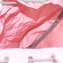PRADA Backpack Nylon Pink Silver Auth ki5661-27