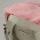 PRADA Rucksack Nylon Pink Silber Auth ki5661-7