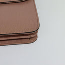 GUCCI Interlocking Chain Shoulder Bag Leather Pink Gold 510303 Auth ki5677-12