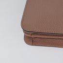 GUCCI Interlocking Chain Shoulder Bag Leather Pink Gold 510303 Auth ki5677-13