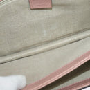 GUCCI Interlocking Chain Shoulder Bag Leather Pink Gold 510303 Auth ki5677-18