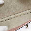 GUCCI Interlocking Chain Shoulder Bag Leather Pink Gold 510303 Auth ki5677-21