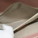 GUCCI Interlocking Chain Shoulder Bag Leather Pink Gold 510303 Auth ki5677-24