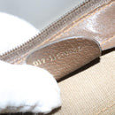 GUCCI GG Supreme Web Sherry Line Bag PVC Beige Green 017 115 4126 Auth ki5678-12