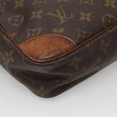 LOUIS VUITTON Monogram Compiegne 28 Clutch Bag M51845 LV Auth ki5684-16