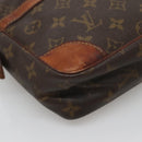 LOUIS VUITTON Monogram Compiegne 28 Clutch Bag M51845 LV Auth ki5684-7