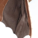 GUCCI GG Canvas Shoulder Bag Brown Silver 019 0489 Auth ki5690-20