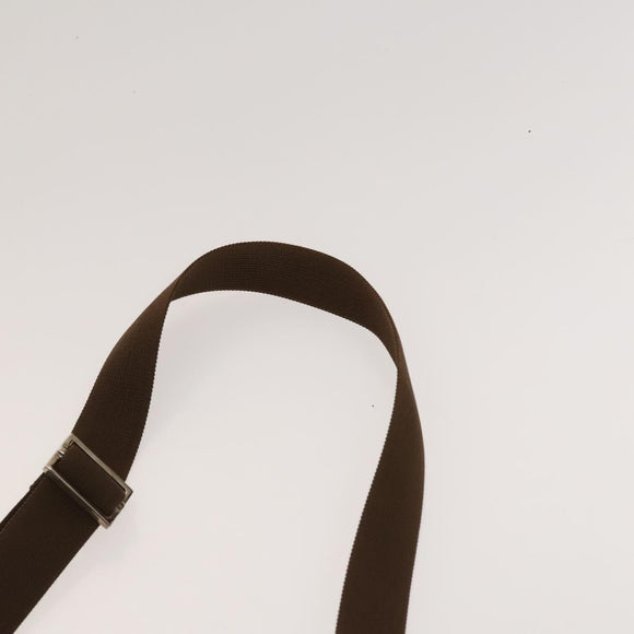 GUCCI GG Canvas Shoulder Bag Brown Silver 019 0489 Auth ki5690