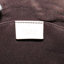 GUCCI GG Canvas Shoulder Bag Beige Silver 147671 Auth ki5693-17