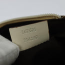 GUCCI GG Canvas Shoulder Bag Beige Silver 147671 Auth ki5693-12