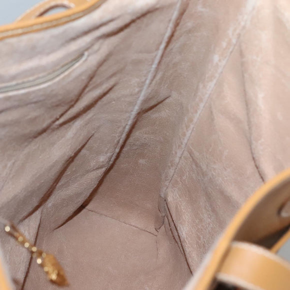 GUCCI Micro GG Supreme Tote Bag PVC Beige Gold 002 39 0173 Auth ki5697