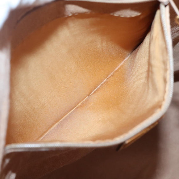 GUCCI Micro GG Supreme Tote Bag PVC Beige Gold 002 39 0173 Auth ki5697