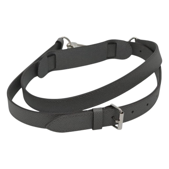 LOUIS VUITTON Taiga Adjustable Shoulder Strap 39.4""-48.8"" Gray LV Auth ki5707
