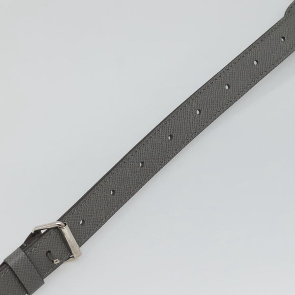 LOUIS VUITTON Taiga Verstelbare Schouderband 100-124 cm Grijs LV Auth ki5707