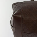 GUCCI Diamante Tote Bag PVC Gold Brown 247209 Auth ki5709-15