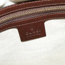 GUCCI Diamante Tote Bag PVC Gold Brown 247209 Auth ki5709-10