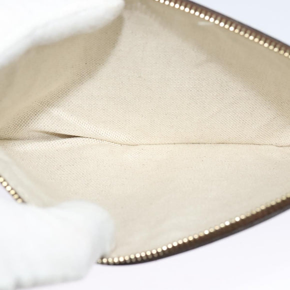 GUCCI Diamante Tote Bag PVC Gold Brown 247209 Auth ki5709