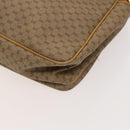 GUCCI Micro GG Supreme Shoulder Bag PVC Beige Gold 02 37 5442 Auth ki5727-12