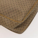 GUCCI Micro GG Supreme Shoulder Bag PVC Beige Gold 02 37 5442 Auth ki5727-13