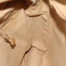 GUCCI Micro GG Supreme Shoulder Bag PVC Beige Gold 02 37 5442 Auth ki5727-17