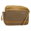 GUCCI Micro GG Supreme Shoulder Bag PVC Beige Gold 02 37 5442 Auth ki5727-1