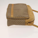 GUCCI Micro GG Supreme Shoulder Bag PVC Beige Gold 02 37 5442 Auth ki5727-4