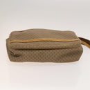 GUCCI Micro GG Supreme Shoulder Bag PVC Beige Gold 02 37 5442 Auth ki5727-9