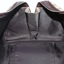 GUCCI GG Supreme Boston Bag PVC Brown Silver 108793 Auth ki5734-17