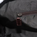 GUCCI GG Supreme Boston Bag PVC Brown Silver 108793 Auth ki5734-19