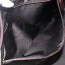 GUCCI GG Supreme Boston Bag PVC Brown Silver 108793 Auth ki5734-20
