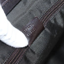 GUCCI GG Supreme Boston Bag PVC Brown Silver 108793 Auth ki5734-21